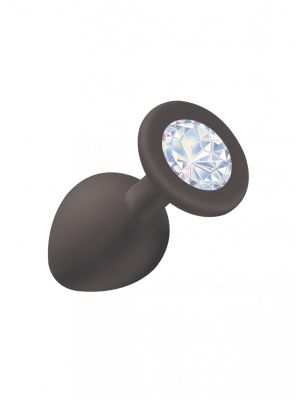 Plug-Anal Plug Emotions Cutie Medium Black Clear crystal - image 2