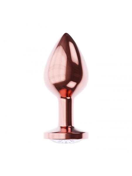 Plug-Butt Plug Diamond Moonstone Shine S Rose Gold - 2