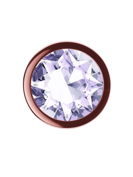 Plug-Butt Plug Diamond Moonstone Shine S Rose Gold - 3