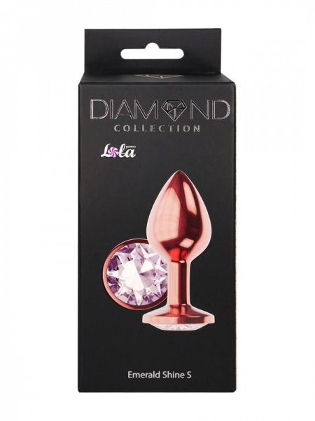 Plug-Butt Plug Diamond Moonstone Shine S Rose Gold - 5