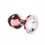 Plug-Butt Plug Diamond Moonstone Shine S Rose Gold - 2