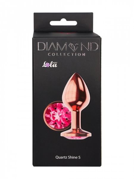 Plug-Butt Plug Diamond Quartz Shine S Rose Gold - 5