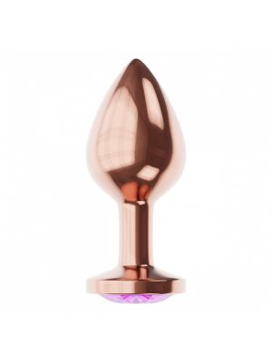 Plug-Butt Plug Diamond Amethyst Shine S Rose Gold - image 2