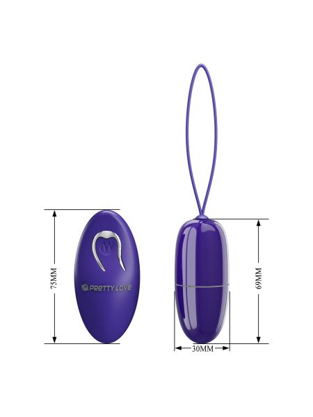 PRETTY LOVE - Selkie - Youth, 12 vibration functions Wireless remote control - 8
