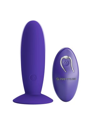 PRETTY LOVE - Remotr control vibrating plug - Youth, Wireless remote control 12 vibration functions Suction base - image 2