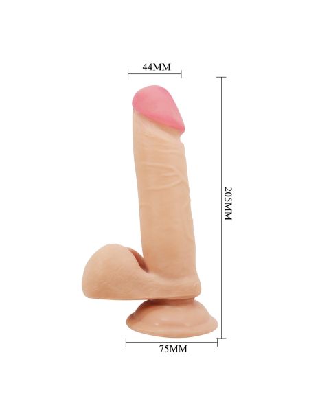 BAILE - Sliding Skin 8.1'' Flesh, TPR - 10