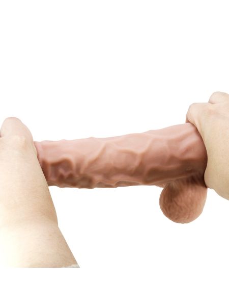 BAILE - Sliding Skin 9,4'' Flesh Bendable Suction base TPR - 8