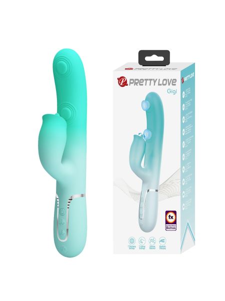 PRETTY LOVE - Gigi,7 thumping functions 7 licking modes, Silicone