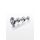 Diamond Star Beads Large Silver