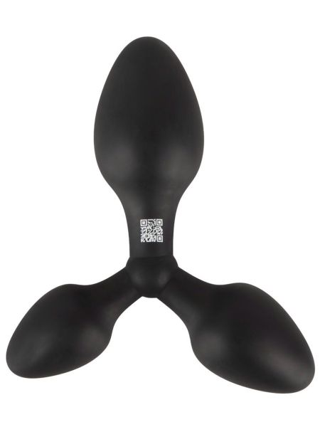 Black Velvets Triple Butt Plug - 4