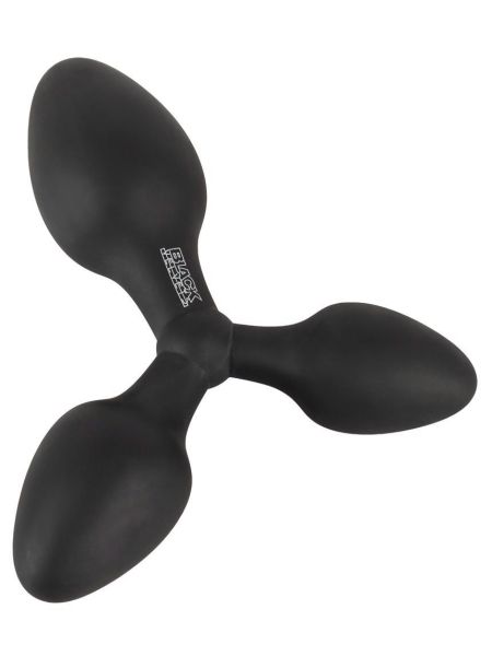 Black Velvets Triple Butt Plug - 5