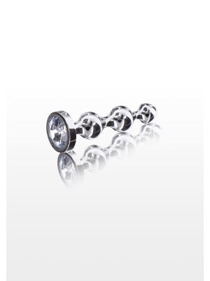 Diamond Star Beads Small Silver