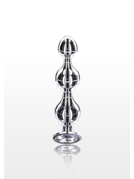 Diamond Star Beads Medium Silver - 3