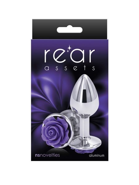 Rose Buttplug Small Purple - 2