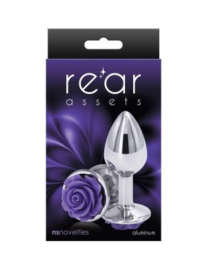 Rose Buttplug Small Purple - image 2