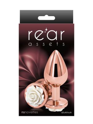 Rose Buttplug Medium White - image 2