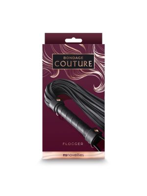 Bondage Couture Flogger Black - image 2