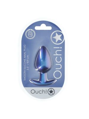 Smooth Silicone Anal Plug - Large - 3.5
