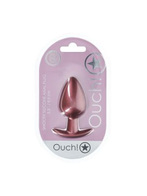 Smooth Silicone Anal Plug - Large - 3.5