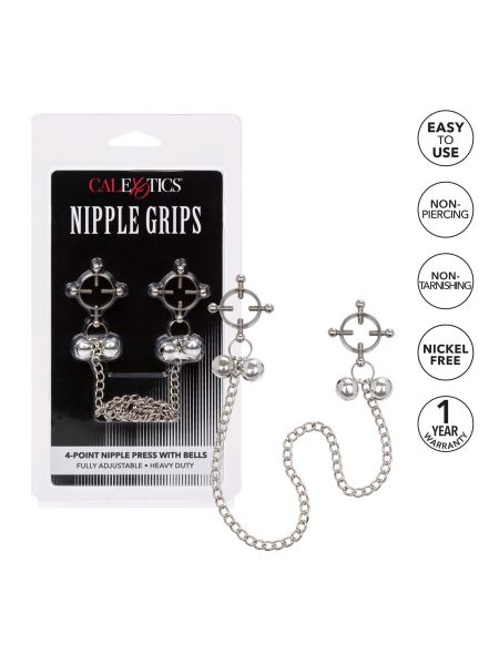 4-Point Nipple Press W Bells Metal - 6