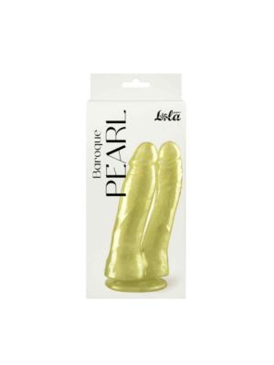 Double pearlescent dildo Baroque Pearl