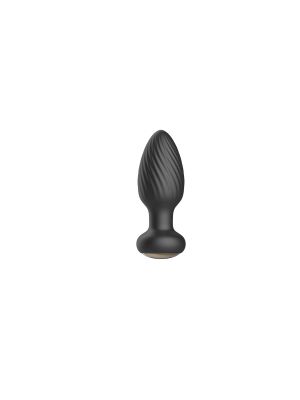 Retating remote anal plug